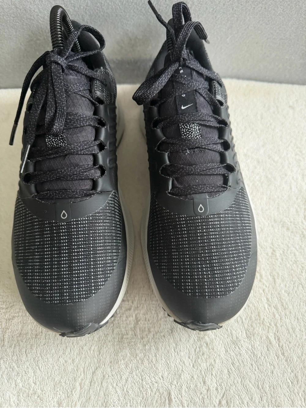 Nike Air Zoom Pegasus 38 Shield s7.5 Women’s Black Waterproof Shoes DC4074-001 - Picture 8 of 11